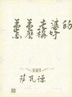 弟弟老婆的弟弟怎么称呼