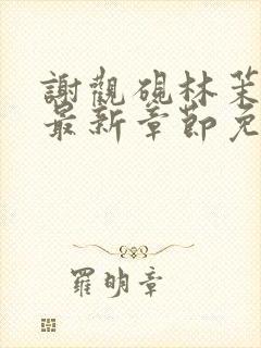 谢观砚林茉小说最新章节免费阅读全文