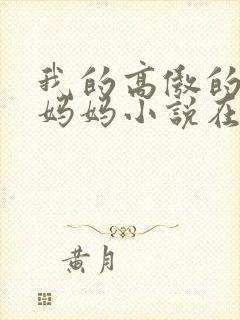 我的高傲的厅长妈妈小说在线阅读