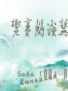 谢言川小说全文免费阅读无弹窗