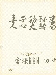 妻子的秘密莫是人心大结局