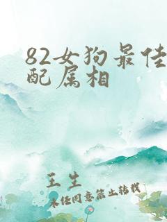 82女狗最佳婚配属相