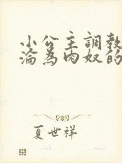 小公主调教喷水沦为肉奴的小说