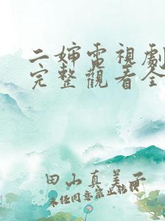 二婶电视剧免费完整观看全集高清