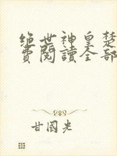 绝世神皇楚枫免费阅读全部