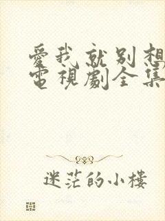 爱我就别想太多电视剧全集免费观看