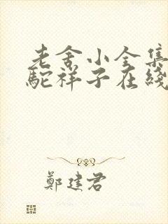 老舍小全集·骆驼祥子在线阅读小说