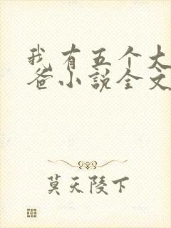 我有五个大佬爸爸小说全文免费阅读