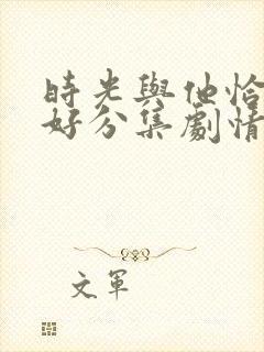 时光与他恰是正好分集剧情