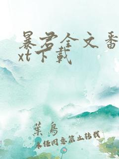 暴君全文番外txt下载