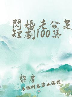 闪婚老公是豪门短剧100集