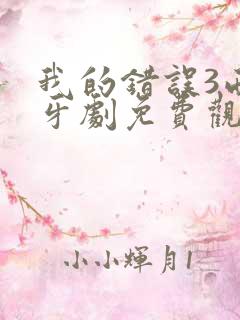 我的错误3西班牙剧免费观看