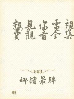 想见你电视剧免费观看全集完整版