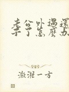 老公外遇还有孩子了怎么办