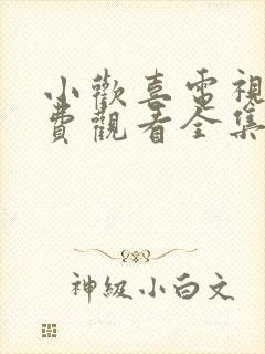 小欢喜电视剧免费观看全集西瓜