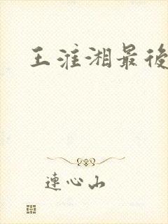 王淮湘最后结局