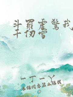 斗罗震惊我成了千仞雪