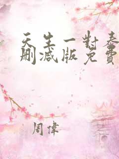 天生一对泰剧无删减版免费观看