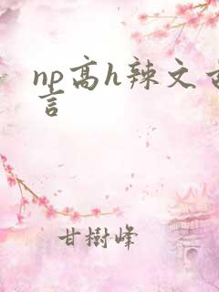 np高h辣文古言