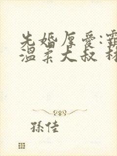 先婚厚爱:霸上温柔大叔 林婉约