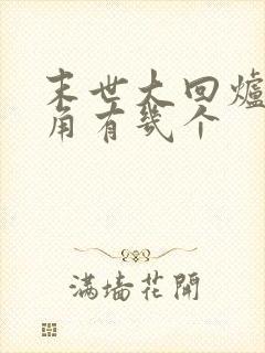 末世大回炉女主角有几个