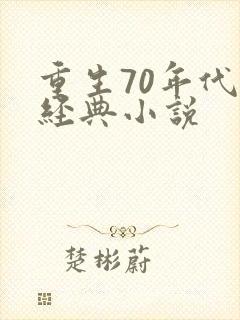 重生70年代的经典小说