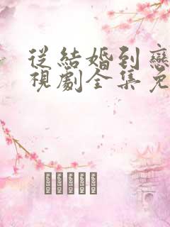 从结婚到恋爱电视剧全集免费观看