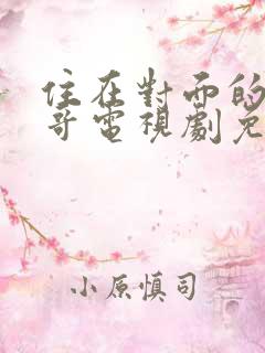 住在对面的小哥哥电视剧免费播放