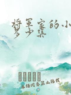 将军家的小娘子多少集