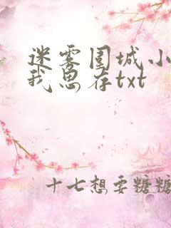 迷雾围城小说匪我思存txt