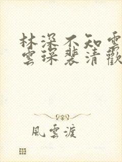 林深不知云海许云琛裴清欢免费阅读