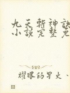 九天斩神诀林辰小说完整免费下载