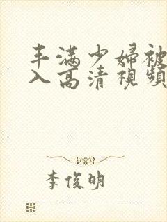 丰满少妇被猛进入高清视频