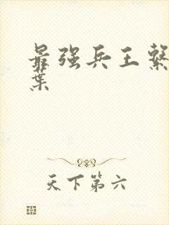 最强兵王系统北叶