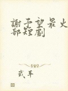 谢予望最火的5部短剧