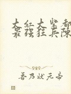 大红大紫都市之最强狂兵陈