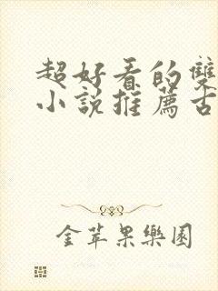 超好看的双男主小说推荐古风