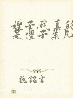 嫂子,我真的不是傻子叶凡免费阅读