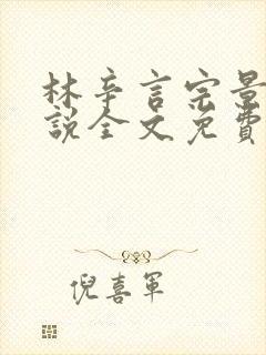 林辛言宗景灏小说全文免费阅读最新章节