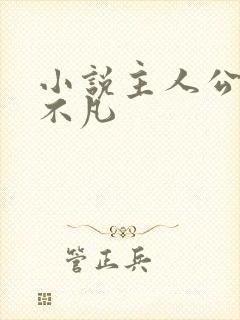 小说主人公叫林不凡
