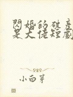 闪婚的破产老公是大佬短剧