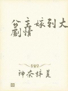 公主嫁到大结局剧情