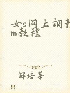 女s网上调教男m教程