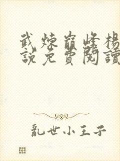 武炼巅峰杨开小说免费阅读全文无删减