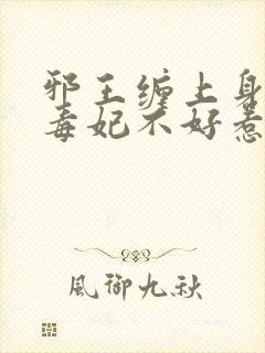 邪王缠上身神医毒妃不好惹完结版