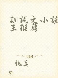 训诫文小说双男主推荐