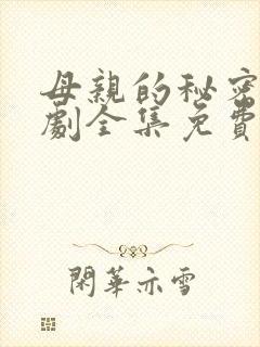 母亲的秘密电视剧全集免费观看