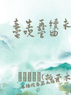 来生再续未了情电吹管曲