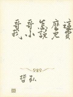 哥哥怎么这样看我小说免费阅读无弹窗