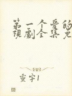 第一个爱的人电视剧全集免费观看